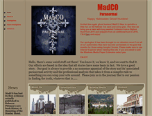 Tablet Screenshot of madcoparanormal.com